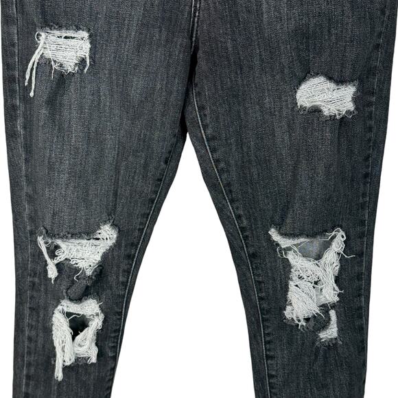 Levi’s 721 SZ 28 High-Rise Skinny Jeans Distressed Stretch Zip-Fly Gray Wash - Picture 3 of 12